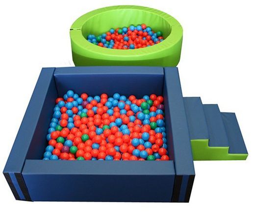 Piscina ovalada plus de bolas convertible en dos