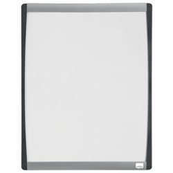 Nobo petit carré blanc magnétique avec moulure cintrée 280x335 mm