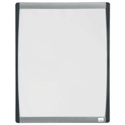 Nobo petit carré blanc magnétique avec moulure cintrée 280x335 mm