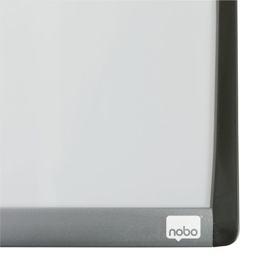 Nobo petit carré blanc magnétique avec moulure cintrée 280x335 mm