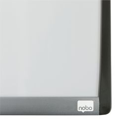 Nobo petit carré blanc magnétique avec moulure cintrée 585x430 mm