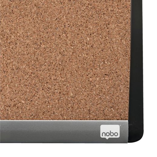 Pizarra blanca magnética pequeña con tablero de anuncios de corcho Nobo 585x430mm