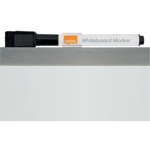 Pizarra blanca magnética pequeña Nobo de 585x430 mm