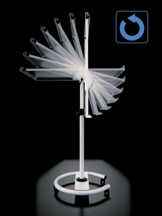 Chevalet tableau noir transformable en table