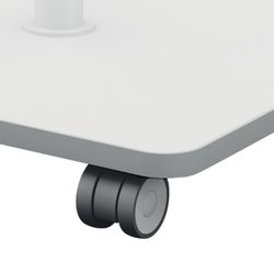 Table de conférence NOBO Move&Meet blanche 680x1040mm