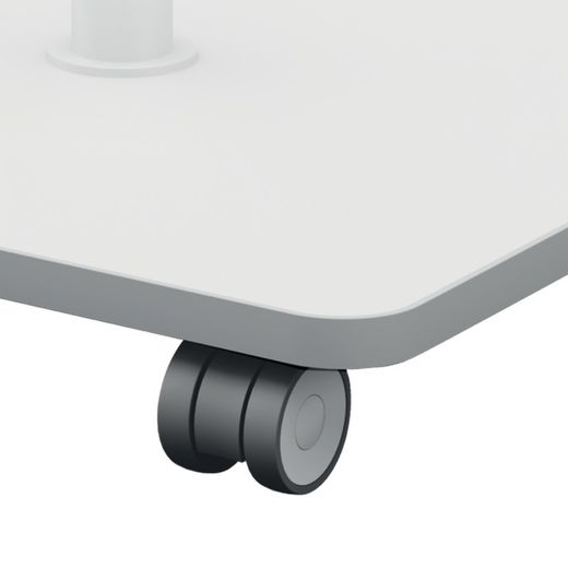 Table de conférence NOBO Move&Meet blanche 680x1040mm