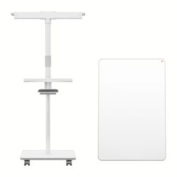 Table de conférence NOBO Move&Meet blanche 680x1040mm