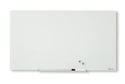 Tableau en verre blanc diamant Nobo. 4 tailles