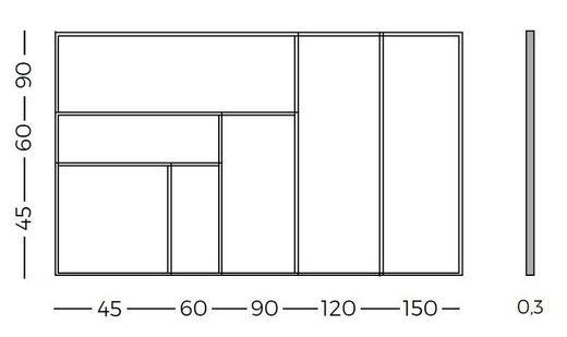 Pizarra de cristal de colores. 5 colores y 8 tamaños