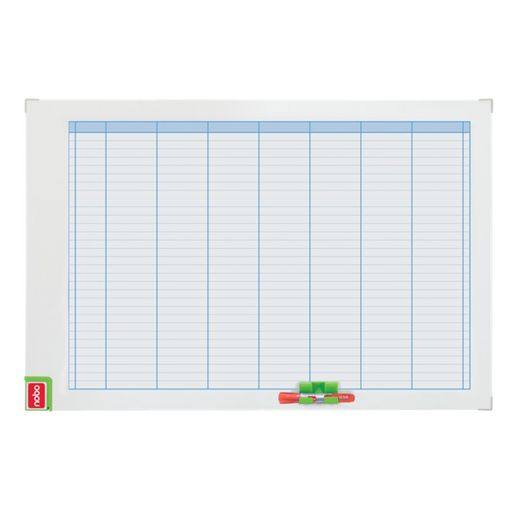Quadro de planejamento semanal do Performance Nobo