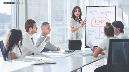 Keneon iDEAS quadro numérique blanc avec support