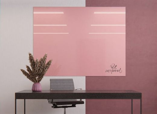 Pizarra magnética de cristal Chameleon. 3 tamaños y 18 colores.