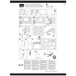 Pizarra modular NOBO Infinity acero lacado 1200x900 mm, blanco