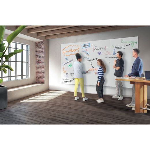 Pizarra modular NOBO Infinity acero lacado 900x600 mm, blanco