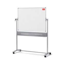 Quadro branco móvel melamínico Nobo. Dois tamanhos