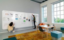 Pizarra mural Chameleon. Varias configuraciones. Gran formato