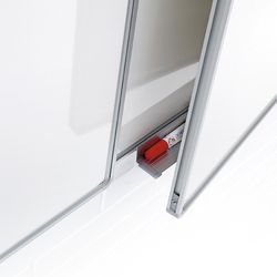 Tableau blanc triptyque 720 t en acier émaillé