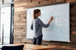 Tableau noir panoramique en acier vitrifié