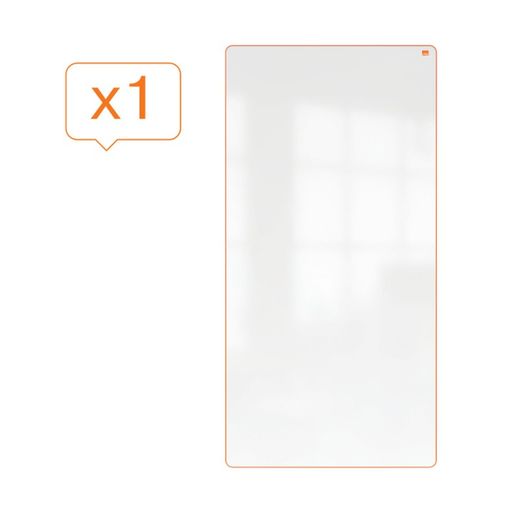 Pizarra blanca portátil 180x90 cm doble cara Move & Meet