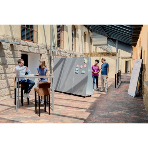 Tableau blanc portable 180x90 cm double face Move & se rencontre