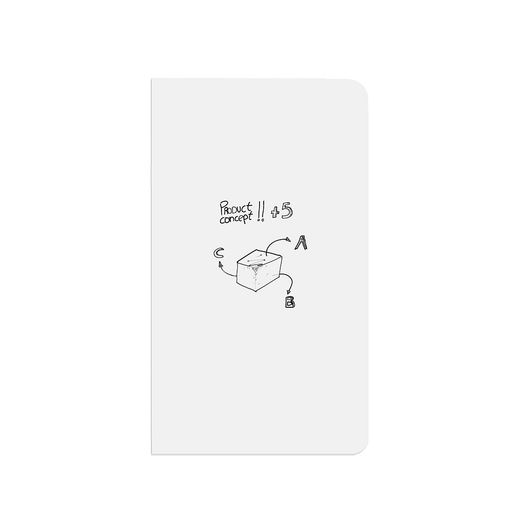 Tableau noir Frameless Skin Ceramic en acier émaillé. 2 tailles