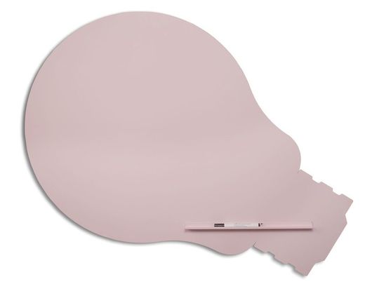 Idée de peau de tableau noir. en forme de bulbe