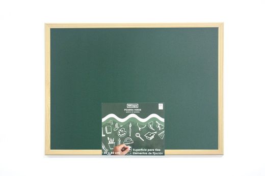 Quadro MKTape Verde com moldura de madeira