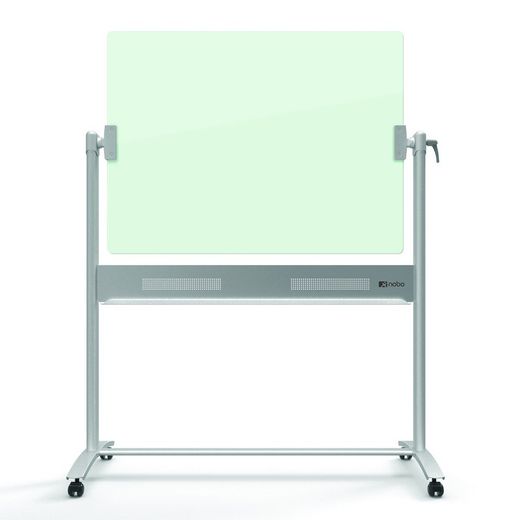 quadro branco de vidro flip-top nobo diamante