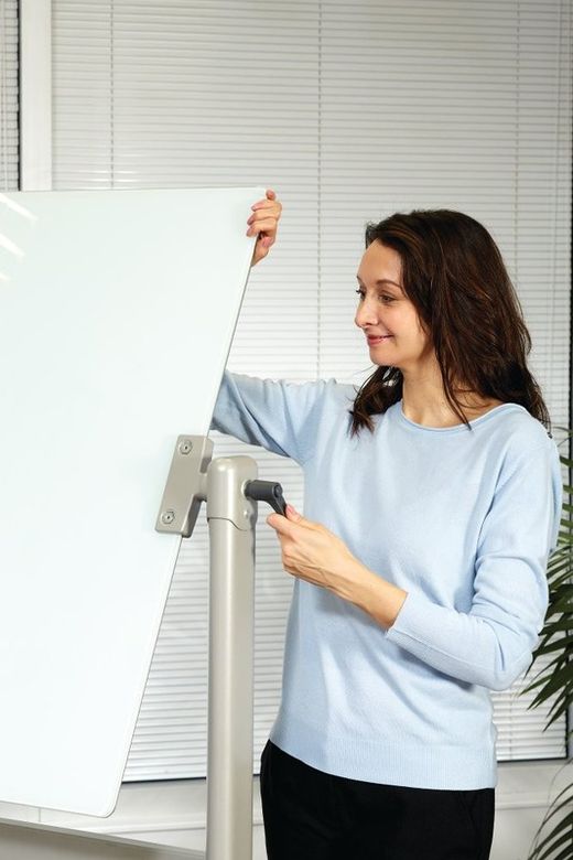 Tableau en verre rabattable Nobo Diamond