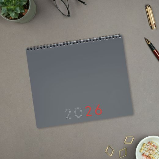Planificador agenda  Notas Mes vista 2026