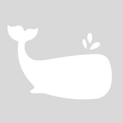 Modèle artisanal Baleia 8X8 cm