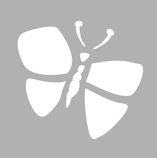 Modèle artisanal Borboleta 8X8 cm