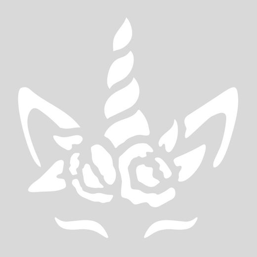 Plantilla Manualidades 8X8 cm Unicornio