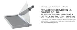 Plastificadora GBC 240HS A3 + bolsas = Regalo guillotina Leitz Home Office A3