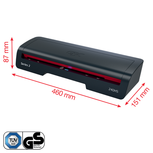 Plastificadora GBC 240HS A3 + bolsas = Regalo guillotina Leitz Home Office A3