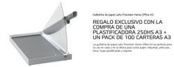 Plastificadora GBC 250HS A3 + bolsas = Regalo guillotina Leitz Home Office A3