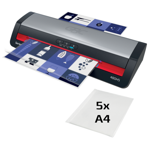 Plastificadora GBC 480HS A3 + bolsas = Regalo guillotina Leitz Home Office A3