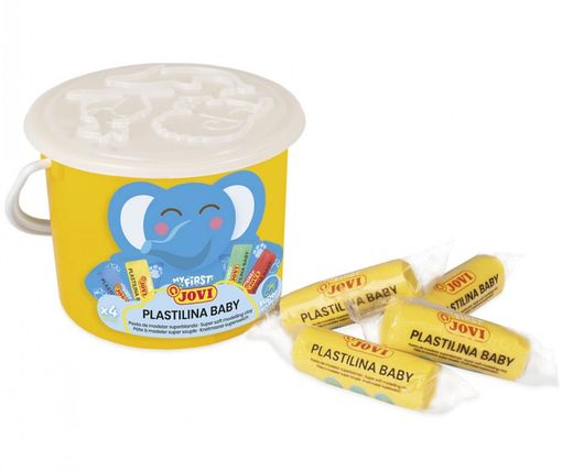 Baby Bucket plasticina escolar 40 comprimidos 38 gr