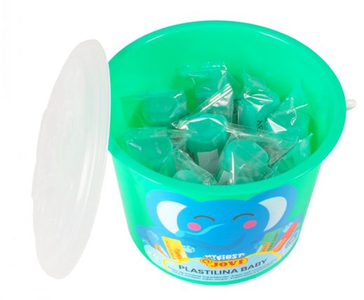 Baby Bucket plasticina escolar 40 comprimidos 38 gr