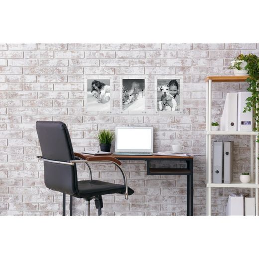 Porte-lettre mural en acrylique transparent. Trois tailles