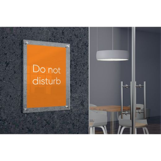 Porte-lettre mural en acrylique transparent. Trois tailles