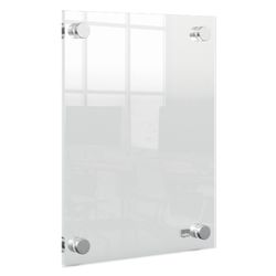 Porte-lettre mural en acrylique transparent. Trois tailles