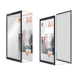 Porte-affiche avec moulure graphite. Deux tailles