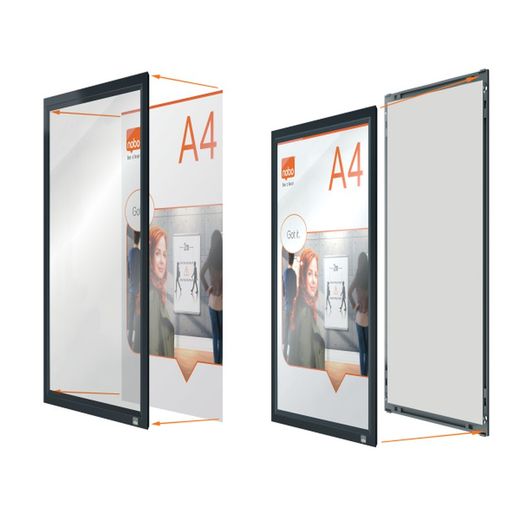 Porte-affiche avec moulure graphite. Deux tailles