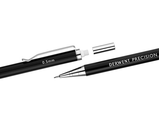 Portemine de précision Derwent HB 0.5 (blister)