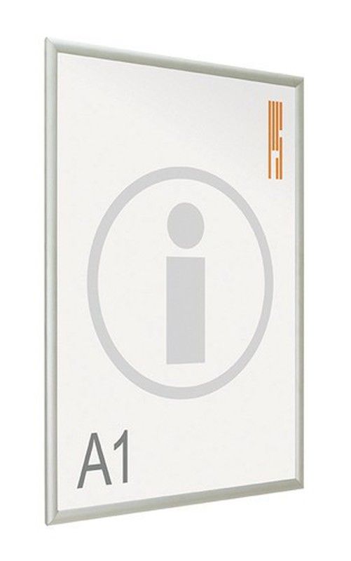 Portapóster marco abatible mural