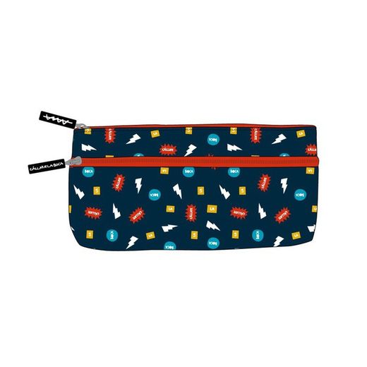 Portatodos planos con 2 cremalleras, varios diseños