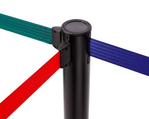Poste de separación eco. Cinta de 3 metros