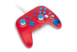 PowerA Mando con cable mejorado para Nintendo Switch - ¡Yuju! Mario