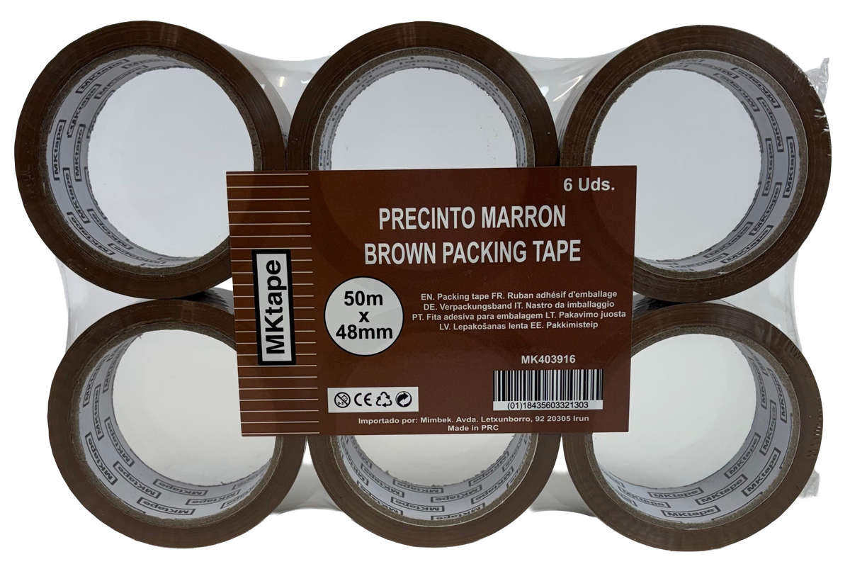 Precinto 50m x 48mm Marrón